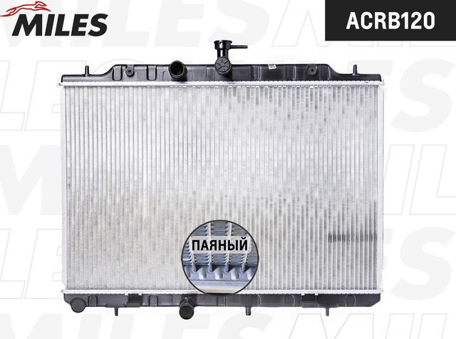 Радиатор охлаждения двигателя Miles для Nissan X-Trail T31 2007-2013. Артикул ACRB120