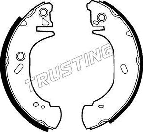 Тормозные колодки Trusting. Артикул 040.140