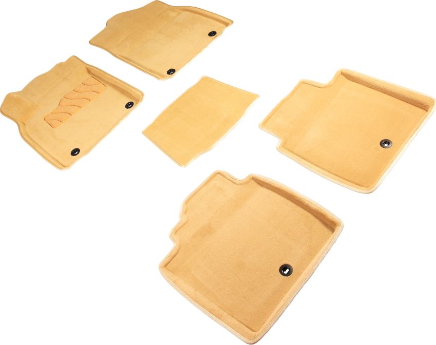 Коврики Seintex 3D ворсовые для салона Lexus ES250 2013-2015 Бежевый. Артикул 88433