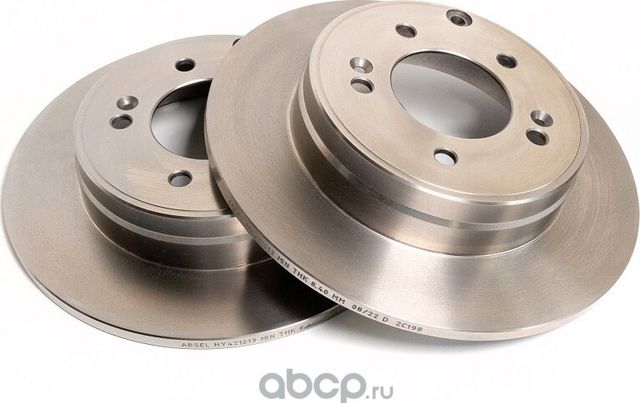 Диск тормозной задний (Absel). Артикул HY421013