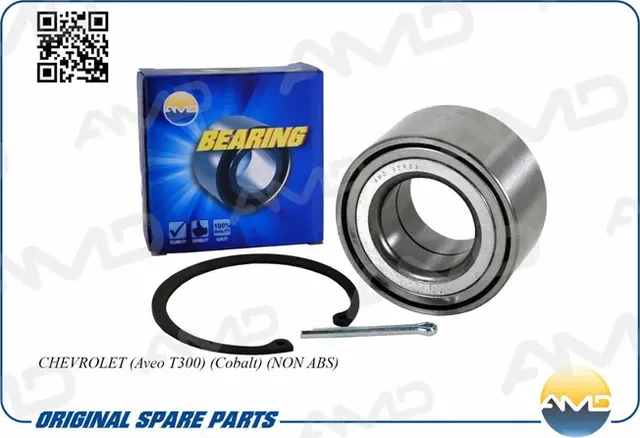 Подшипник ступицы CHEVROLET AVEO T300/COBALT передней без АБС (AMD). Артикул AMDBER23