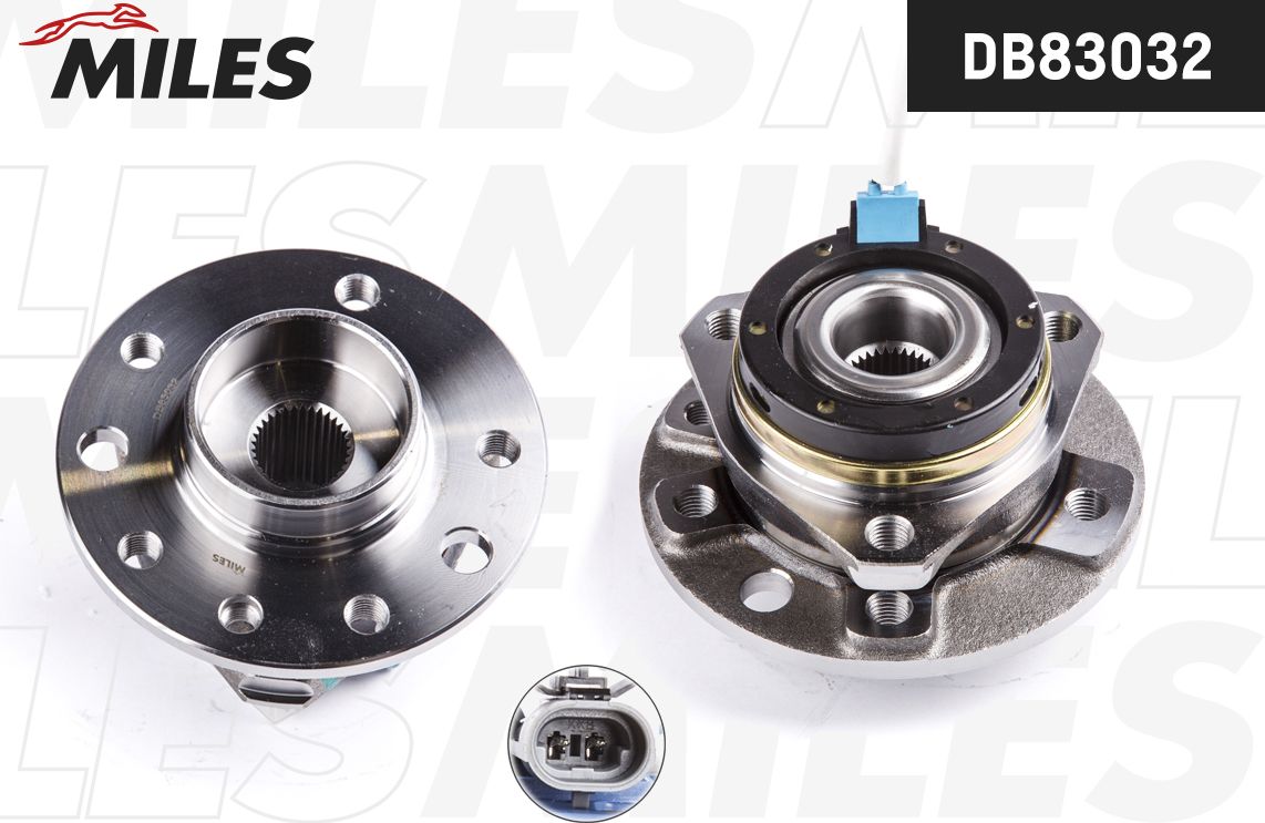 Ступица колеса с интегрированным подшипником Miles. Артикул DB83032