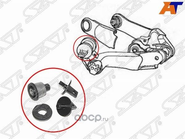 CAЙЛEHTБЛOKЗAДHEГOHИЖHEГOPЫЧAГAKOMПЛEKTHONDACRV07E (SAT). Артикул ST52370SWAA01BF