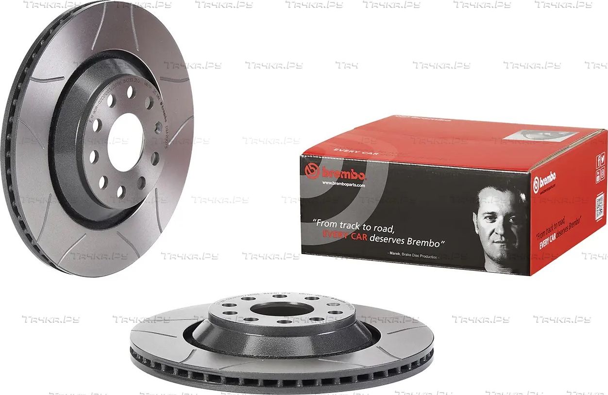Тормозной диск Brembo XTRA LINE - Max задний для Audi A3 III (8V) 2012-2026. Артикул 09.A200.75