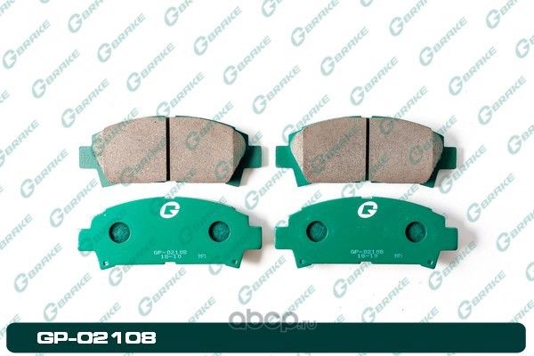 Колодки тормозные дисковые (G-Brake). Артикул GP02108