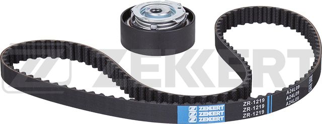 Ремень ГРМ с роликами (комплект) Zekkert (HNBR (Hydrierter Acryl-Nitril-Butadien-Kautschuk)) для Lada Kalina II 2013-2018. Артикул ZR-1219