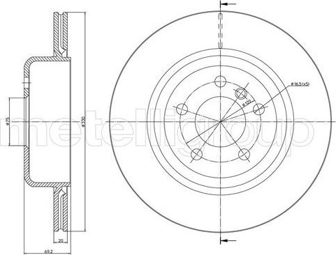 Тормозной диск Trusting. Артикул DF1642