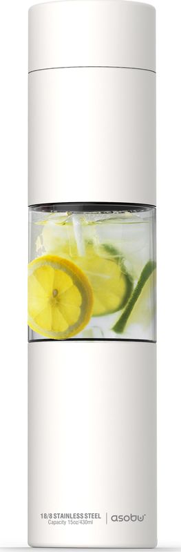 Бутылка Asobu FLAVOUR U SEE, 500 мл, Белая. Артикул SWG15.01-WHITE