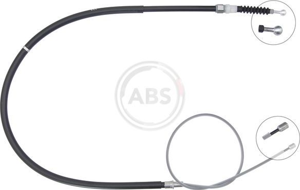 Трос ручника (тросик ручного тормоза) ABS. Артикул K17271