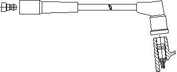 Высоковольтные провода (провода зажигания) Bremi для Mazda 929 II (HB) 1982-1984. Артикул 311/60