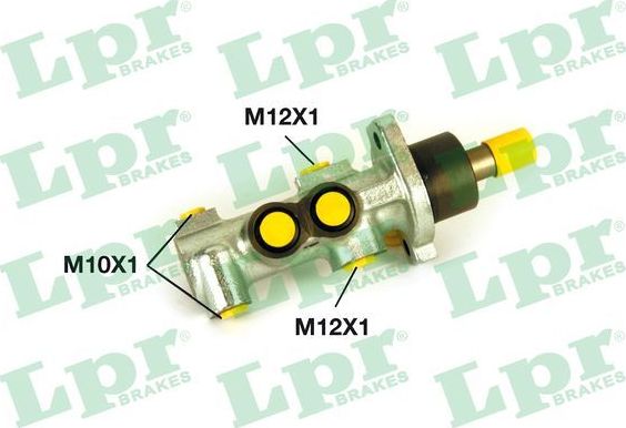Тормозной цилиндр главный LPR (алюминий). Артикул 1380