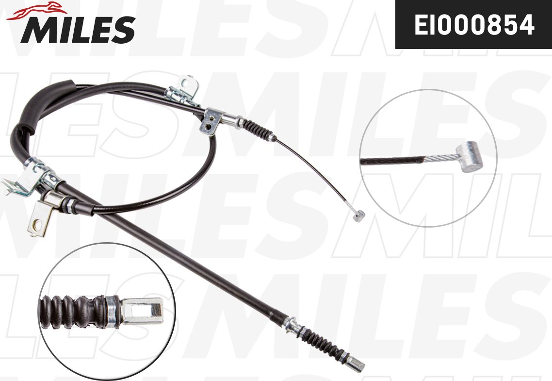 Трос ручного тормоза HYUNDAI H-1/GRAND STAREX 07- прав. (Miles). Артикул EI000854
