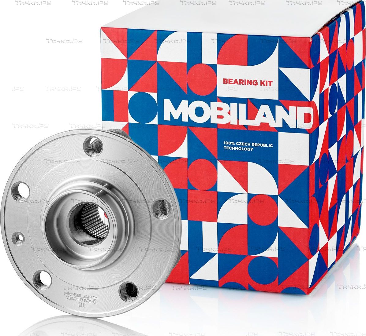Ступица колеса (в сборе) Mobiland передняя для Skoda Octavia A7 2012-2019. Артикул 220101010