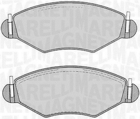 Тормозные колодки Magneti Marelli. Артикул 363916060201