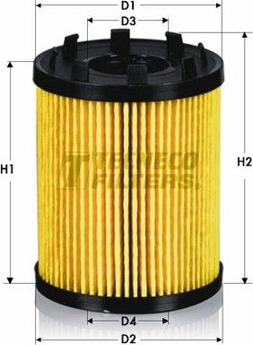 Масляный фильтр  Tecneco Filters. Артикул OL2157E