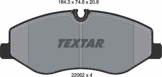 Тормозные колодки Textar Q+. Артикул z