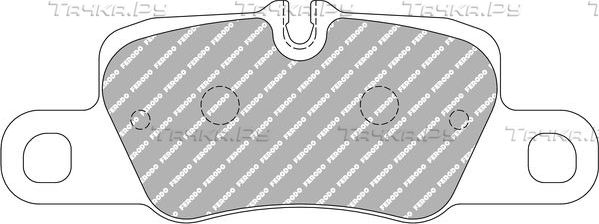 Тормозные колодки FERODO RACING DS2500 для Porsche 911 VII (991) 2011-2026. Артикул FCP4713H