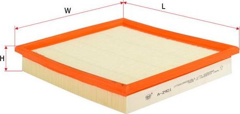 Воздушный фильтр Sakura. Артикул A-2901