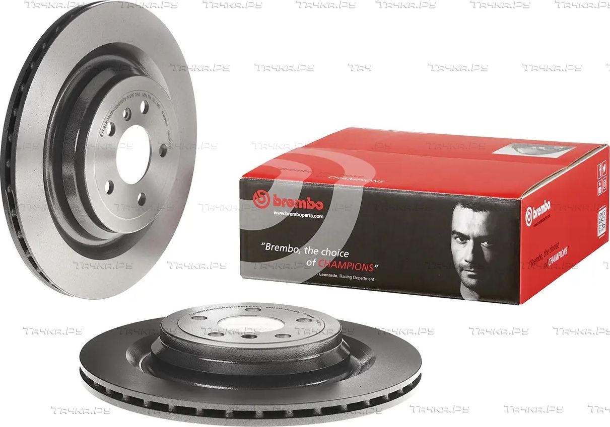 Тормозной диск Brembo PRIME LINE - UV Coated задний для Mercedes-Benz GLE Coupe I (C292) 2015-2019. Артикул 09.A961.11