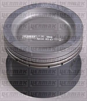 Поршень Yenmak для Audi A6 I (C4) 1994-1997. Артикул 31-03312-000