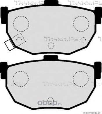 колодка торм диск зад hyundai elantra 1 6 2003 2006 hyundai elantra 2 0 2000 200 (Jakoparts). Артикул J3610508