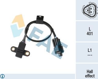 Датчик положения коленвала FAE для Kia Picanto I 2004-2011. Артикул 79512