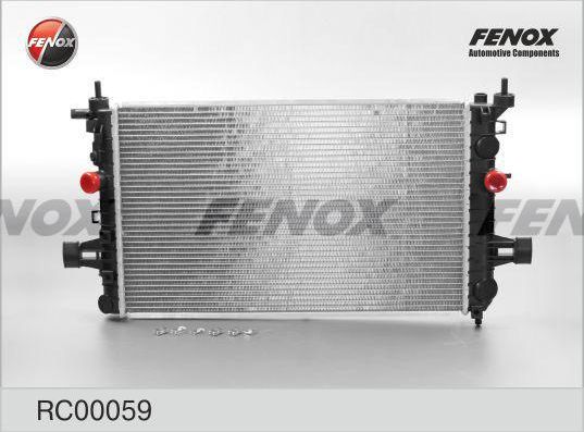 Радиатор охлаждения двигателя Fenox. Артикул RC00059