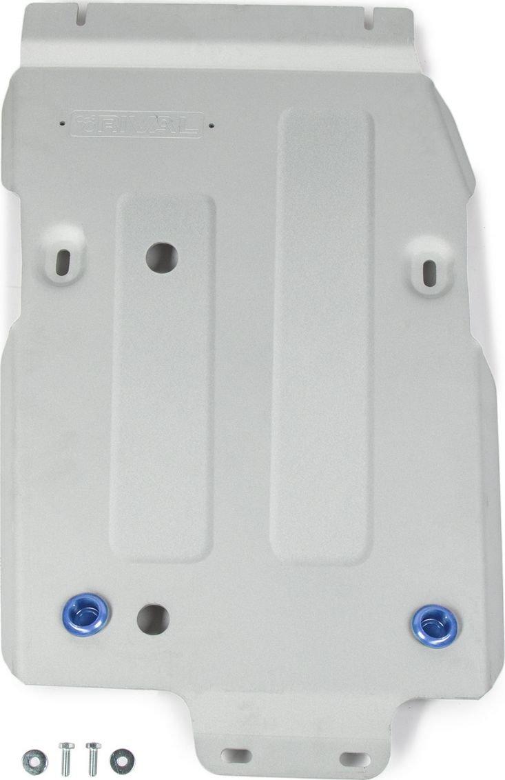 Защита алюминиевая Rival для КПП и РК Jeep Wrangler JL 4WD 2017-2026. Артикул 2333.2745.1.6