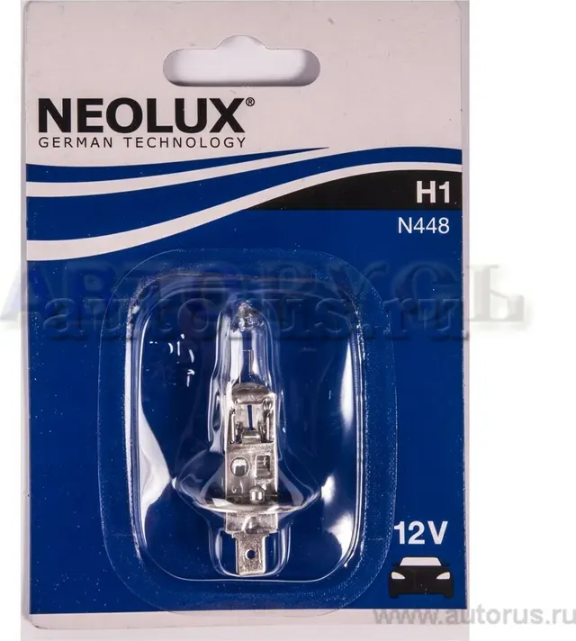 Лампа 12V H1 55W P14,5s NEOLUX Standart 1 шт. блистер N448-01B. Артикул N448-01B