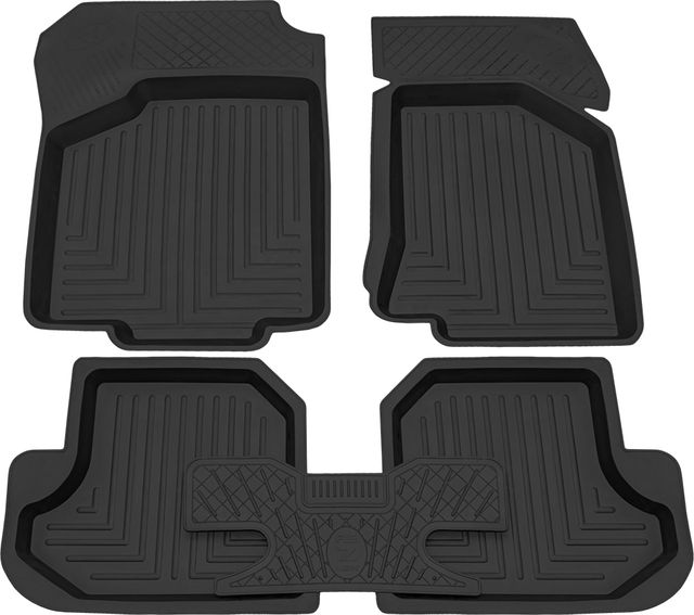 Коврики Rezkon резиновые для салона Skoda Octavia Tour 1996-2010. Артикул 1030010300