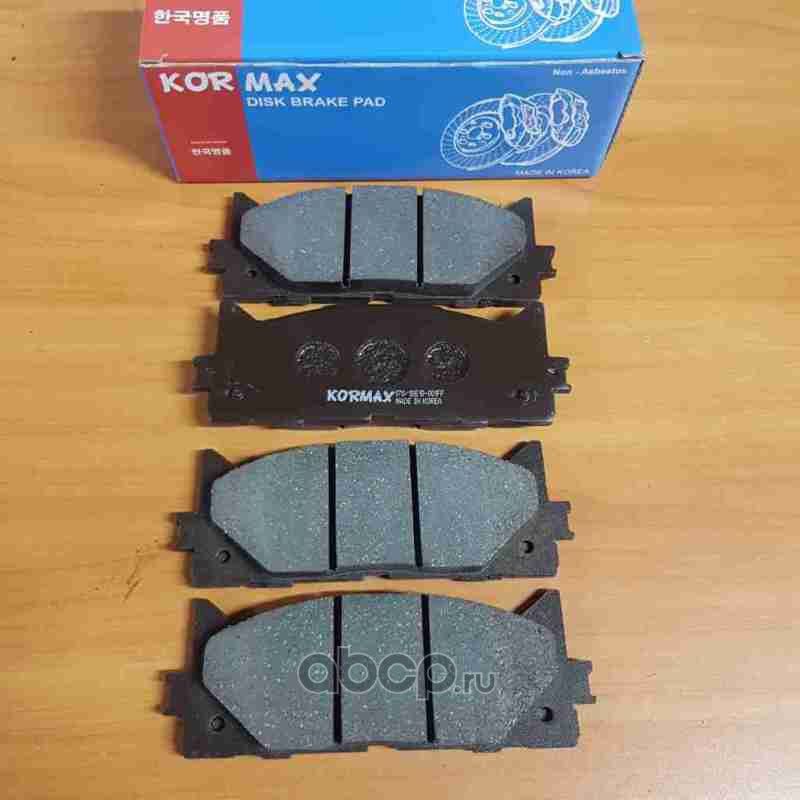 Колодки тормозные, передние D2270 (Kormax). Артикул KBP089