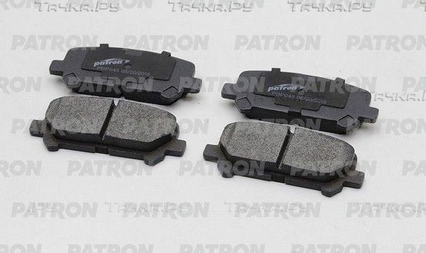 Тормозные колодки Patron задние для Acura ZDX 2011-2013. Артикул PBP043