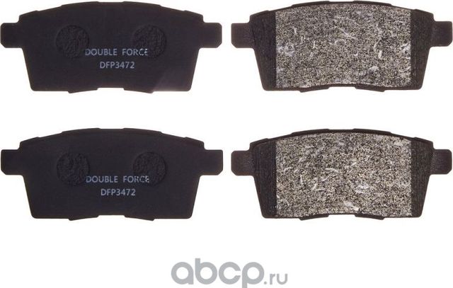Колодки тормозные дисковые Double Force Double Force. Артикул DFP3472