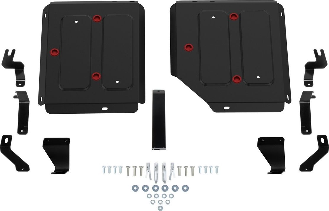 Защита топливного бака АвтоБроня для Haval Dargo 4WD 2022-2026. Артикул 111.09426.1