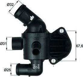 Термостат Mahle Behr для Audi A3 II (8P) 2003-2013. Артикул TI 15 87