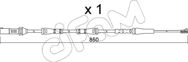 Датчик износа тормозных колодок  Metelli. Артикул SU.374
