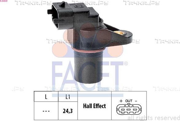 Датчик положения распредвала Facet Made in Italy - OE Equivalent для Mercedes-Benz Sprinter 903 2000-2006. Артикул 9.0459