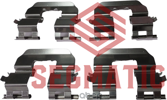 Ремкомплект колодок тормозных KIA RIO 09-11-> SOUL 09-> OPTIMA 12- / HYUNDAI SOL (Segmatic). Артикул SG700318