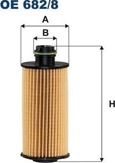 Масляный фильтр Filtron для Alfa Romeo Giulia II (952) 2015-2026. Артикул OE 682/8