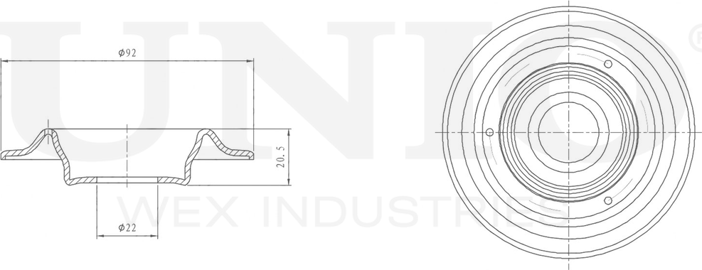 Опора амортизационной стойки (Unio). Артикул RMP-13132