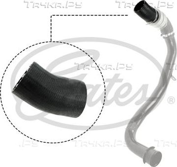 Патрубок интеркулера Gates для Peugeot Boxer III 2006-2026. Артикул 09-0491