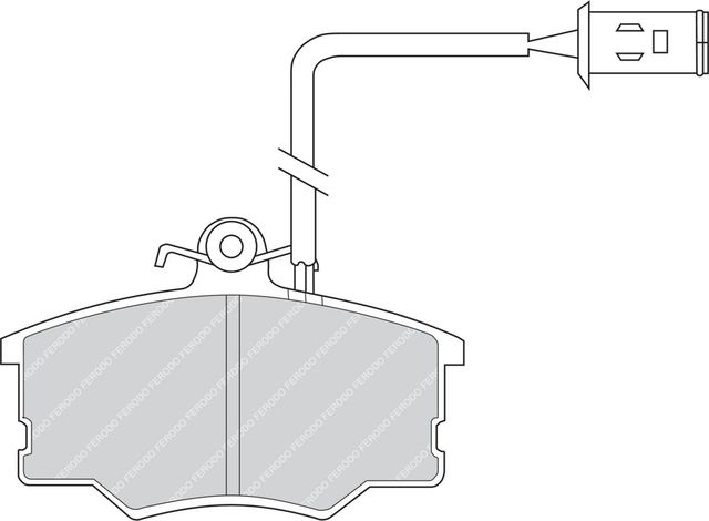 Тормозные колодки Ferodo Premier передние для Alfa Romeo RZ 1992-1994. Артикул FDB593