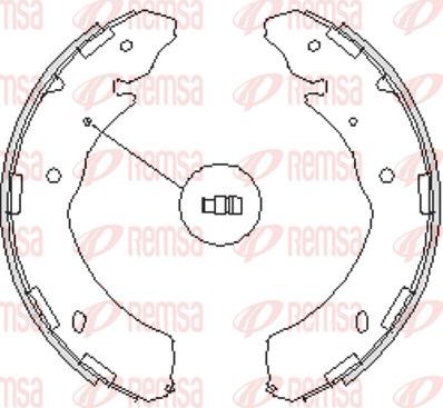 Тормозные колодки Remsa. Артикул 4236.00