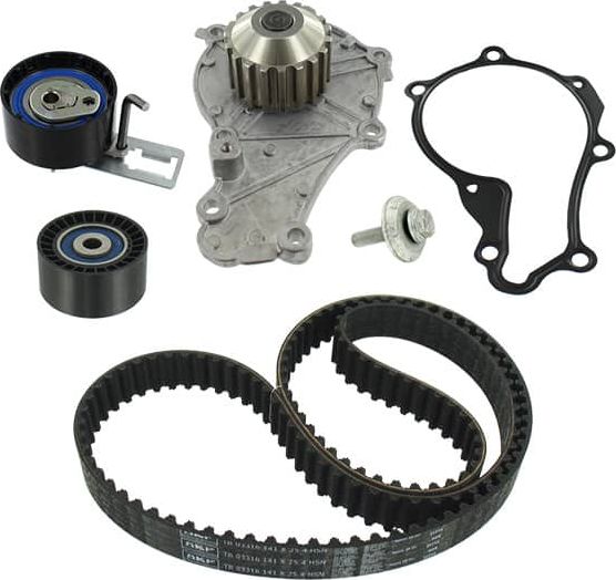 Помпа (водяной насос) с комплектом ремня ГРМ SKF для Citroen C-Elysee I 2012-2026. Артикул VKMC 03316