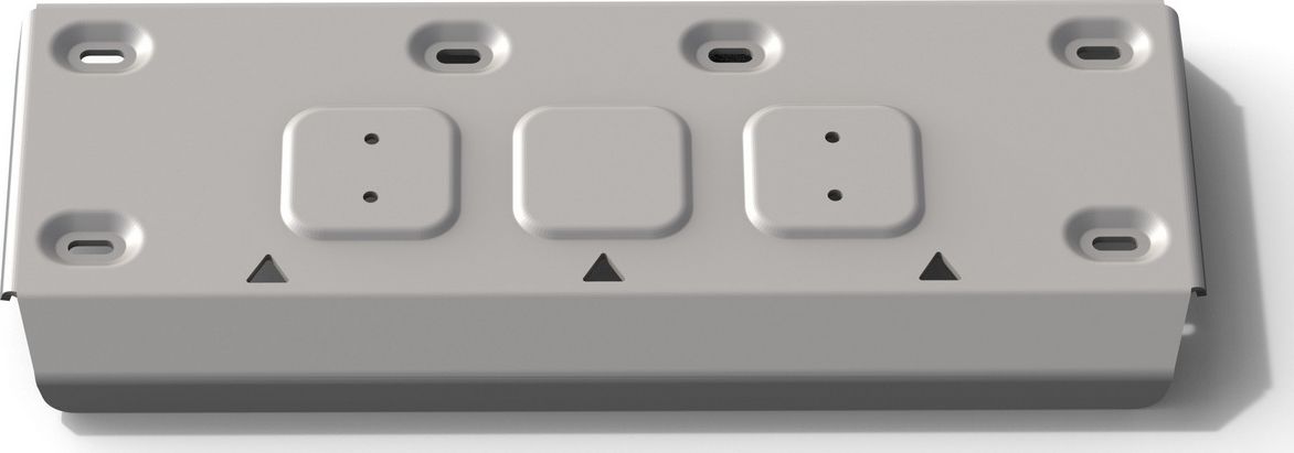 Защита алюминиевая Rival для рулевых тяг Toyota Land Cruiser 76 2007-2026. Артикул 2333.5786.1.6