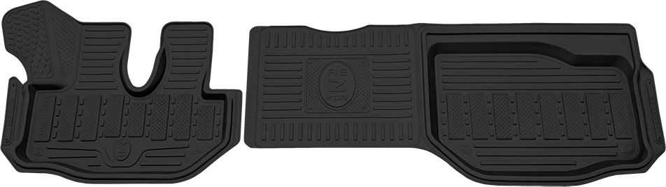 Коврики Rezkon резиновые для салона Hyundai HD 72 2004-2026. Артикул 1020070100