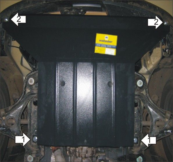 Защита Мотодор для картера, КПП Volkswagen Pointer 2003-2009. Артикул 02719