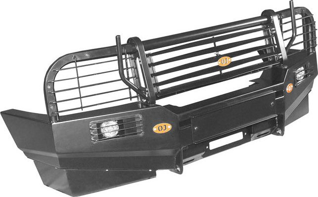 Бампер силовой OJ передний (с дугами) для Mitsubishi Pajero Sport I 1998-2008. Артикул 02.002.03