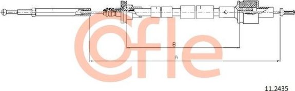 Трос сцепления Cofle. Артикул 11.2435