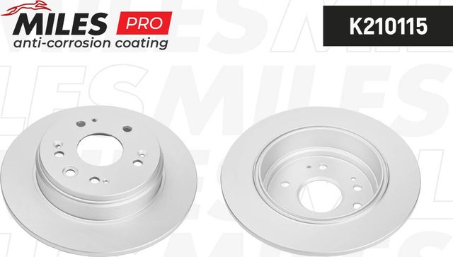 Тормозной диск Miles для Honda CR-V II 2001-2007. Артикул K210115